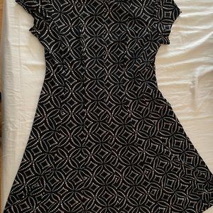 Paneled scooter dress